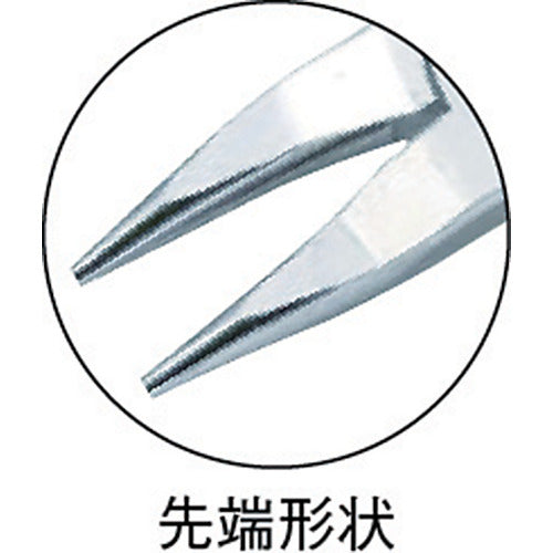 쓰리 피크스 스테인리스제 라운드 노즈 플라이어(스프링 부착) 140 mm SP-37 1 정