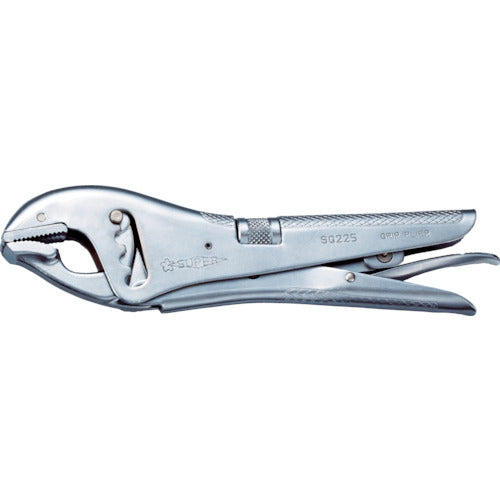 Super Grip Pliers (Total length: 235mm) Maximum clamping force: 500kg SG225 1 piece