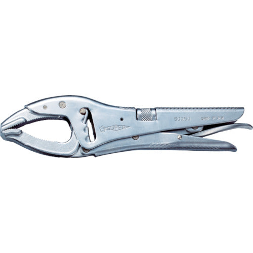 Super Grip Pliers (Total length: 255mm) Maximum clamping force: 500kg SG250 1 piece