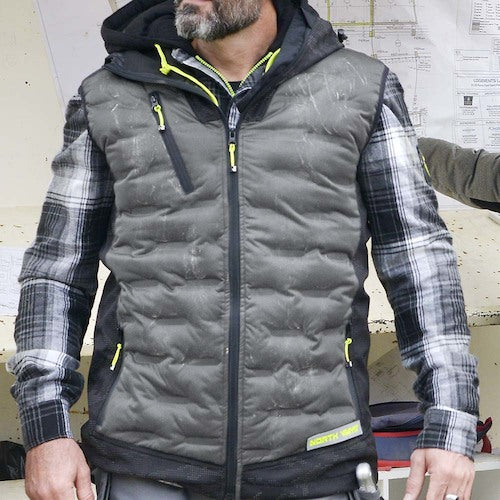 Northways Work Down Vest, Gray, Size L, 1104-GR-L, 1 unit