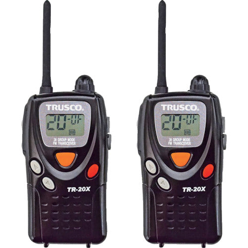 TRUSCO 특정 소전력 트랜시버 2대 세트 TR-20X 1 S