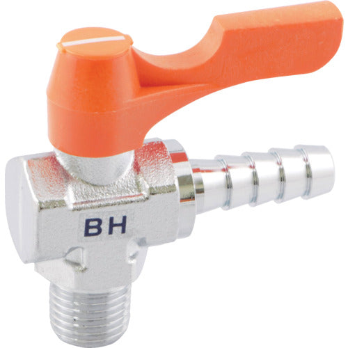 ASOH Ball Valve Ace Ball Hose Nipple Type PT1/4 x Φ9 BH-3209 1 pc