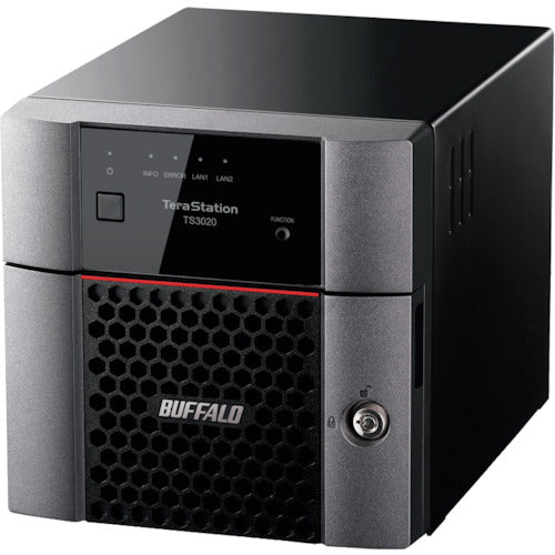 ＢＡＦＦＡＬＯ　ＴｅｒａＳｔａｔｉｏｎ　ＴＳ３２２０ＤＮシリーズ　２ベイデスクトップＮＡＳ　４ＴＢ　TS3220DN0402　1 個