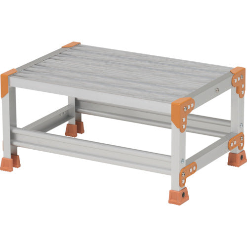 ＰｉＣａ　作業台　ＦＧＲ型　１段Ｗ６００×Ｄ４００×Ｈ３００　踏面グレーチングタイプ　FGR-1630　1 台