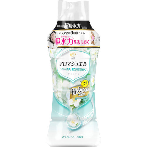 Ｐ＆Ｇ　レノア　アロマジュエル　香り付け専用ビーズ　ホワイトティー　本体　特大　８０５ｍＬ　098207　1 本