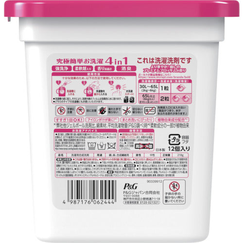 P&amp;G 볼드 젤볼 치유의 프리미엄 블러섬의 향기 본체 12개 062444 1개