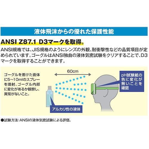 크레시아 클린 가드 V80 모노 고글 PRO 67651 1 개