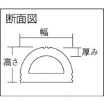 光　Ｄ型ゴム２１×１４×３３０　NRD-330　1 本