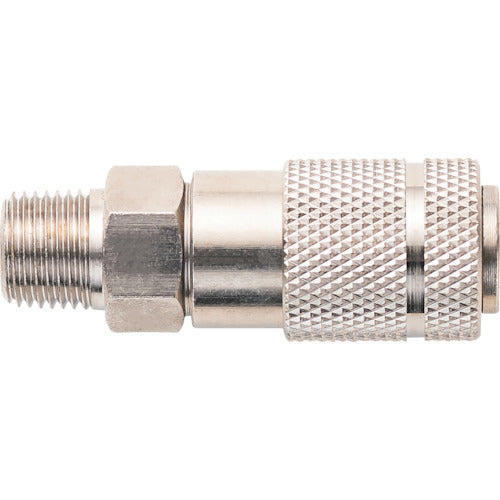 Junkosha Ultra-compact one-touch coupling male socket R1/4 MMS-M1/4 1 piece