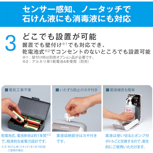 Saraya No-Touch Dispenser GUD-1000-PHJ 41962 1 unit
