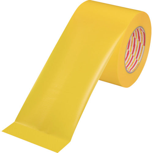 パイオラン　ラインテープ　１００ｍｍ×５０ｍ　黄　L-10-YE-100MM　1 巻