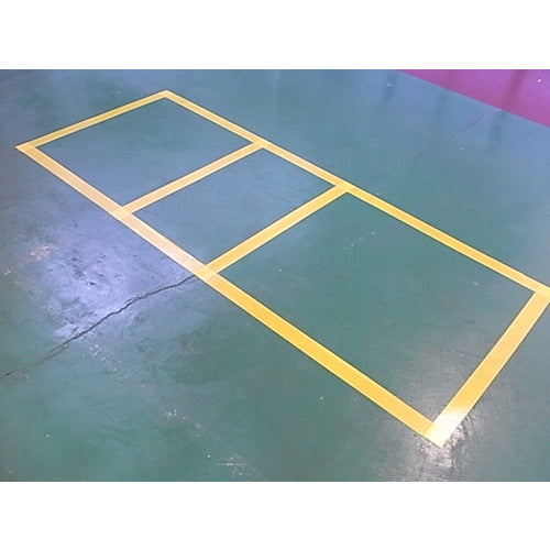 パイオラン　ラインテープ　５０ｍｍ×５０ｍ　黄　L-10-YE-50MM　1 巻