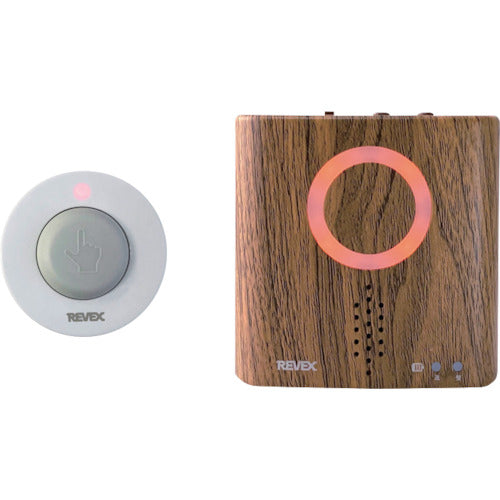 リーベックス　防水型呼び出しチャイムセット　木目　ＸＰ７１０ＡＭ　XP710AM　1 個