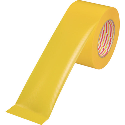 パイオラン　ラインテープ　７５ｍｍ×５０ｍ　黄　L-10-YE-75MM　1 巻