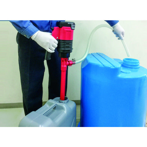 名東化工機　コードレスケミカルハンディポンプ（樹脂製）　LB-21　1 台