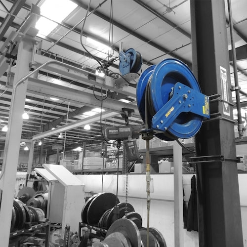 Cocks Reel Safety Air Hose Reel Inner Diameter 9.5mm x 15m EZ-P-LP-350-BGX 1 unit