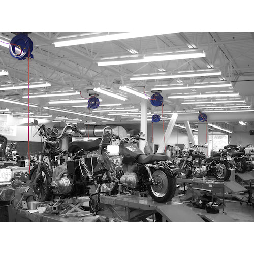 COX Reel Safety Air Hose Reel Inner Diameter 9.5mm x 22.5m EZ-SH-375-BGX 1 unit