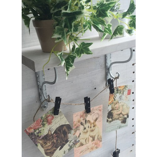 K.G.Y Blacksmith Shelf Bracket 105 x 105 White KJ-W105 1 piece