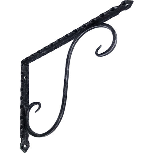 K.G.Y Blacksmith Shelf Bracket 200 x 275 Black KJ-B200 1 piece