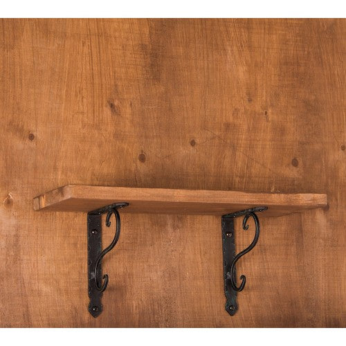 K.G.Y Blacksmith Shelf Bracket 200 x 275 Black KJ-B200 1 piece