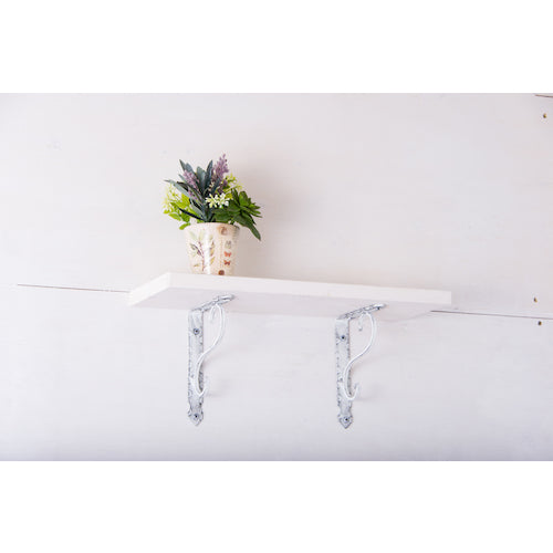 K.G.Y Blacksmith Shelf Bracket 200 x 275 White KJ-W200 1 piece