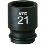 ＫＴＣ　９．５ｓｑ．インパクトレンチ用ソケット（セミディープ薄肉）　対辺寸法７ｍｍ　差込角９．５ｍｍ　６角　BP3M-07TP　1 個