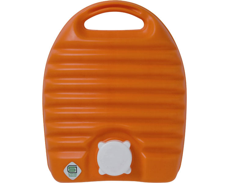 Standing hot water bottle with bag / 3.2L Orange 1 piece