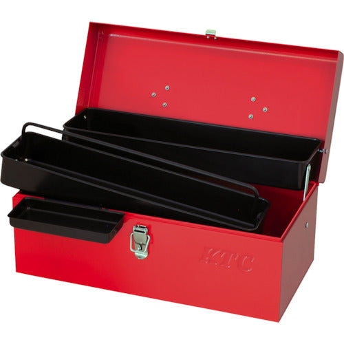 KTC Steel Tool Box Single Opening Metal Case Red Width 405 x Depth 200 x Height 170mm SK120-M 1 pc