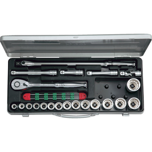 KTC 12.7 sq. socket wrench set (21 pieces) 21-piece set 6-point 12-point TB415BX 1 S