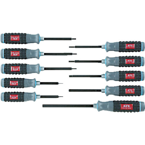 KTC 수지 무늬 헥사곤 드라이버 세트[10개 세트] TD1H10B 1 S