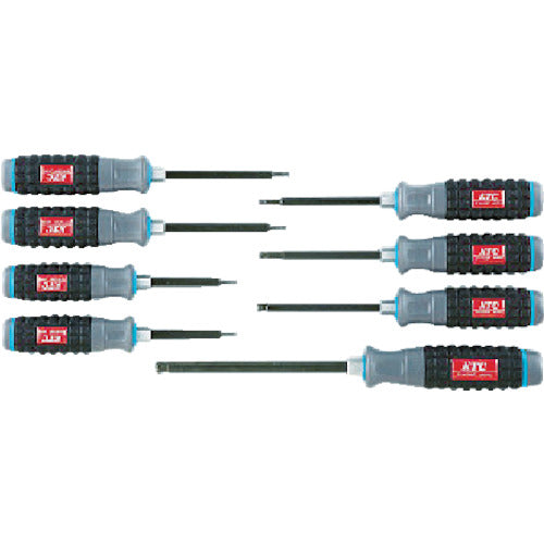 KTC 수지 무늬 볼 포인트 헥사곤 드라이버 세트[8개 세트] TD1HBP8 1 S