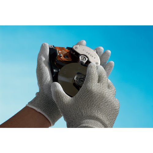 SHOWA Antistatic Gloves (Palm Coated Type) Antistatic Palm Fit Gloves A0120 S Size A0120S 1 Pair