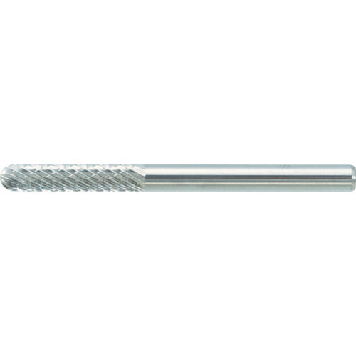 TRUSCO Carbide Bur, Rounded Cylindrical Type, Φ3 x Blade Length 14 x Shaft 3, Single Cut, TB2A030S, 1 Piece
