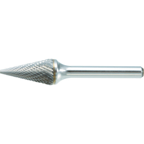 TRUSCO Carbide Bar Tapered Φ12.7 (28°) x Blade Length 22 x Shaft 6 Single TB5C127S 1 Piece