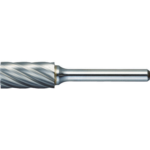 ＴＲＵＳＣＯ　超硬バー　円筒型　Φ１２．７Ｘ刃長２５Ｘ軸６　アルミカット　TA1C127　1 本