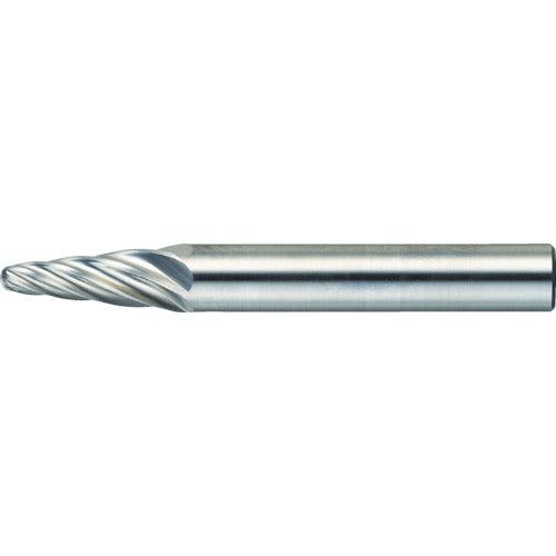 TRUSCO Carbide Bar Tapered Type Φ6 (14°) x Blade Length 19 x Shaft 6 Aluminum Cut TA7C060 1 Piece