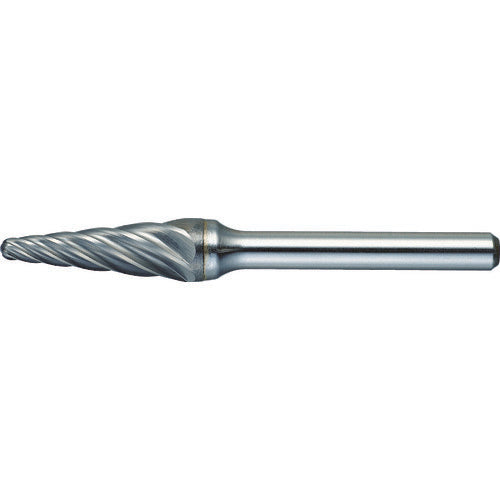 TRUSCO Carbide Bar Tapered Type Φ9.5 (14°) x Blade Length 27 x Shaft 6 Aluminum TA7C095 1 Piece