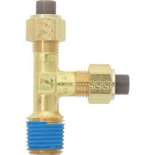 Junkosha Brass Fitting (Metric Series) Service Tape 6 x 4.5 mm PT1/4 PTB-6X4.5-PT1/4-BS 1 pc