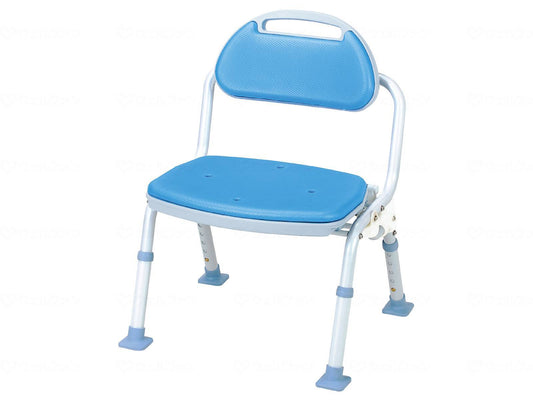 Makitec Shower Bench SOFTEK (Softek) with backrest, blue
