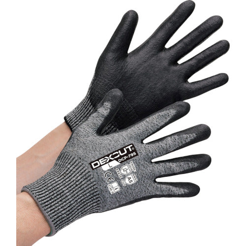 Weed Cut-Resistant Gloves DEXCUT DCP-795 Urethane Backless S Size DEDCP795_S_1P 1 Pair