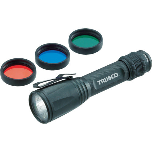 TRUSCO [Sold out and discontinued] Aluminum LED light 170 lumens with 3 color lenses TALC-1512L 1 unit