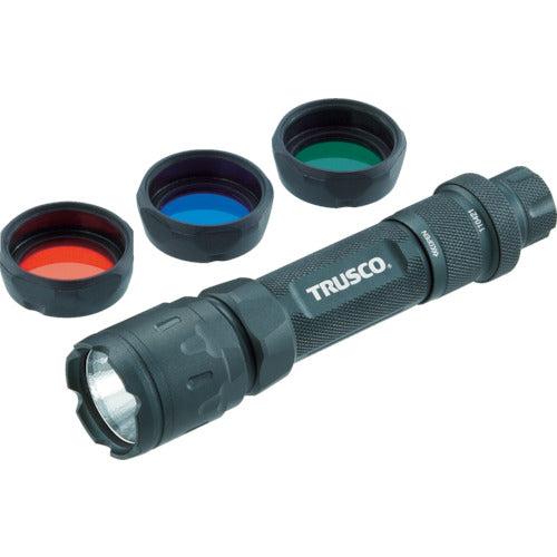 TRUSCO [Sold out and discontinued] Aluminum LED light 194 lumens with 3 color lenses TAT-E0C2L 1 unit