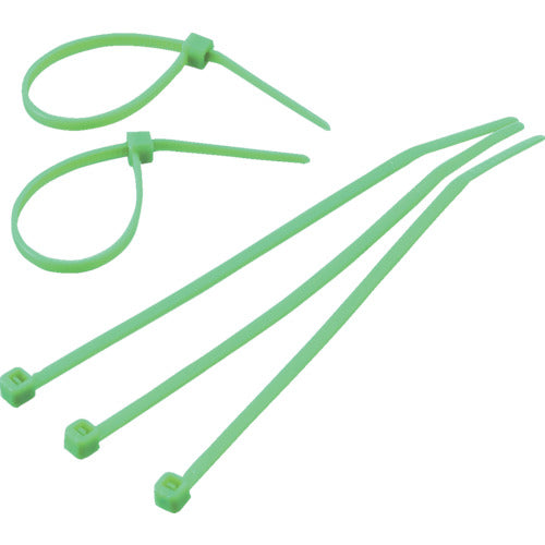 TRUSCO Cable Tie Width 4.8mm x Length 368mm Maximum Binding φ105 Green TRCVR-368GN 1 Bag