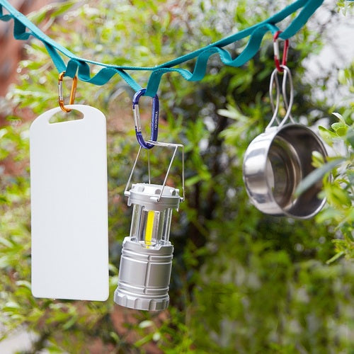 ＴＲＵＳＣＯ　カラビナ　線径６ｍｍＸ６０ｍｍ　Ｄ型　ブラック　TKN660BK　1 個