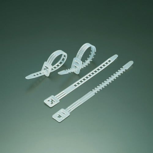 TRUSCO 코드 스트랩 폭 9mmX 길이 160mm 최대 결속 φ45 블랙 100개 WL-160BK 1봉