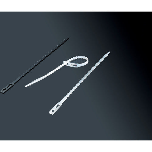 TRUSCO 코드 스트랩 폭 6mm×길이 230mm 최대 결속 φ50 100개 화이트 WLT-230 1봉