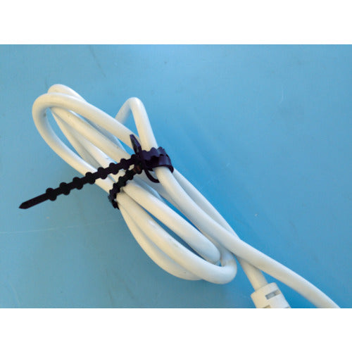 TRUSCO Cord Strap Width 6mm x Length 230mm Maximum bundling φ50 100 pieces White WLT-230 1 bag