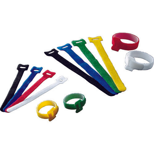 ＴＲＵＳＣＯ　マジックケーブルタイ　幅１２ｍｍＸ長さ１２５ｍｍ赤　（２０本入）　TRMGT-125R　1 袋