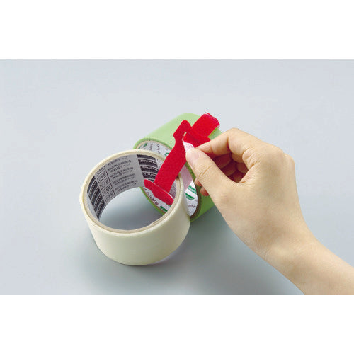 ＴＲＵＳＣＯ　マジックケーブルタイ　幅１２ｍｍＸ長さ１２５ｍｍ赤　（２０本入）　TRMGT-125R　1 袋