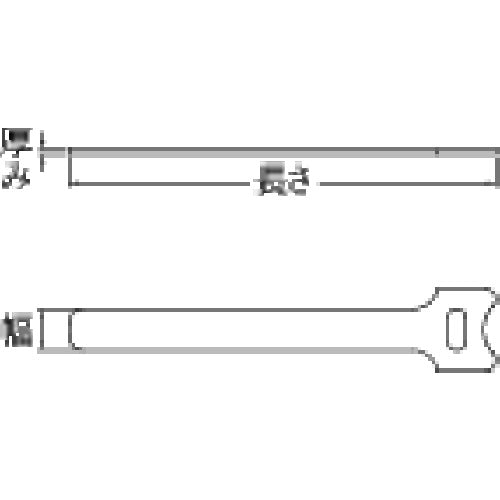 ＴＲＵＳＣＯ　マジックケーブルタイ　幅１２ｍｍＸ長さ１２５ｍｍ赤　（２０本入）　TRMGT-125R　1 袋